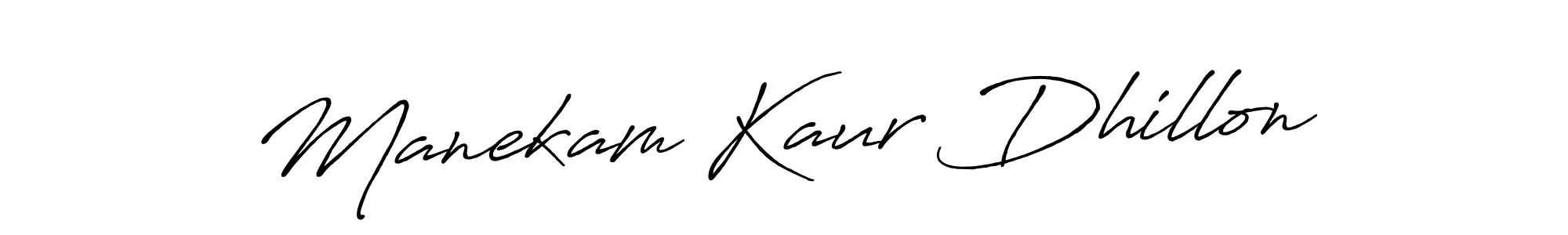 Make a beautiful signature design for name Manekam Kaur Dhillon. Use this online signature maker to create a handwritten signature for free. Manekam Kaur Dhillon signature style 7 images and pictures png