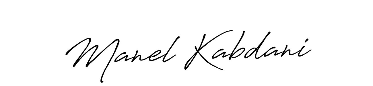 Also You can easily find your signature by using the search form. We will create Manel Kabdani name handwritten signature images for you free of cost using Antro_Vectra_Bolder sign style. Manel Kabdani signature style 7 images and pictures png