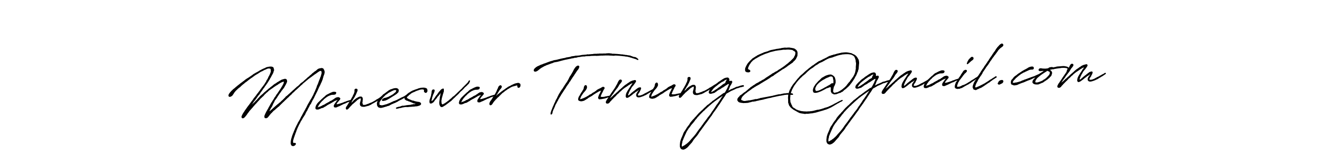 Make a short Maneswar Tumung2@gmail.com signature style. Manage your documents anywhere anytime using Antro_Vectra_Bolder. Create and add eSignatures, submit forms, share and send files easily. Maneswar Tumung2@gmail.com signature style 7 images and pictures png