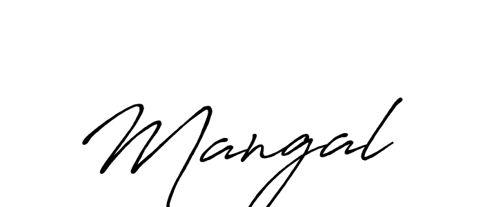 Create a beautiful signature design for name Mangal . With this signature (Antro_Vectra_Bolder) fonts, you can make a handwritten signature for free. Mangal  signature style 7 images and pictures png