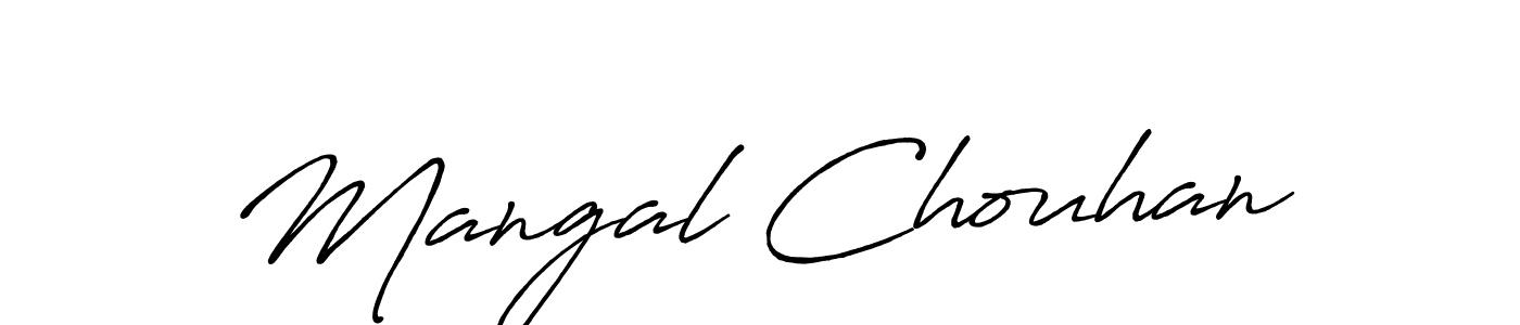 Similarly Antro_Vectra_Bolder is the best handwritten signature design. Signature creator online .You can use it as an online autograph creator for name Mangal Chouhan. Mangal Chouhan signature style 7 images and pictures png