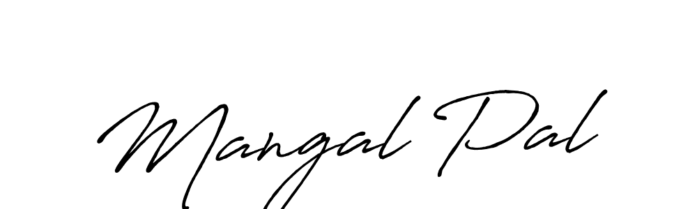 Create a beautiful signature design for name Mangal Pal. With this signature (Antro_Vectra_Bolder) fonts, you can make a handwritten signature for free. Mangal Pal signature style 7 images and pictures png