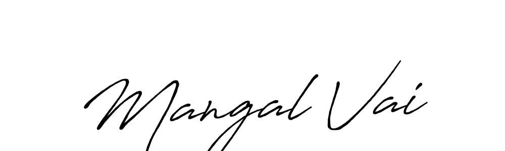 Antro_Vectra_Bolder is a professional signature style that is perfect for those who want to add a touch of class to their signature. It is also a great choice for those who want to make their signature more unique. Get Mangal Vai name to fancy signature for free. Mangal Vai signature style 7 images and pictures png