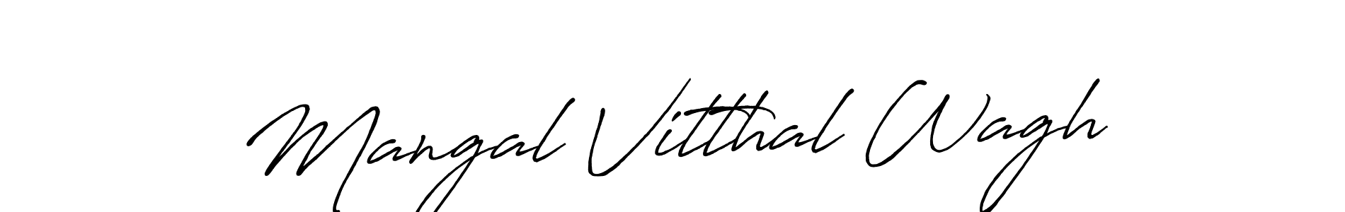 Also we have Mangal Vitthal Wagh name is the best signature style. Create professional handwritten signature collection using Antro_Vectra_Bolder autograph style. Mangal Vitthal Wagh signature style 7 images and pictures png