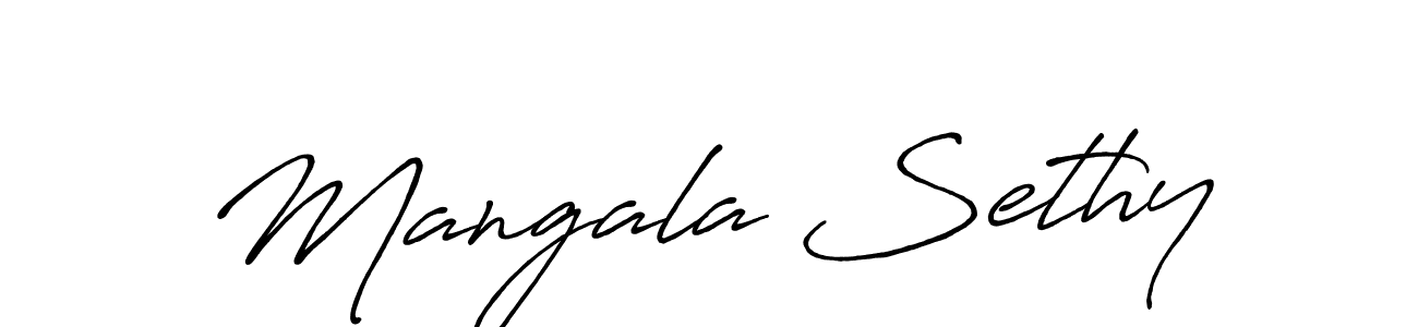 How to make Mangala Sethy signature? Antro_Vectra_Bolder is a professional autograph style. Create handwritten signature for Mangala Sethy name. Mangala Sethy signature style 7 images and pictures png