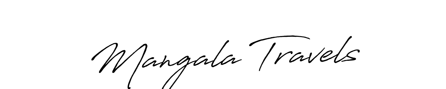 The best way (Antro_Vectra_Bolder) to make a short signature is to pick only two or three words in your name. The name Mangala Travels include a total of six letters. For converting this name. Mangala Travels signature style 7 images and pictures png