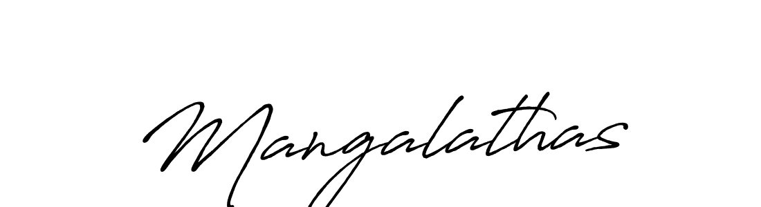Use a signature maker to create a handwritten signature online. With this signature software, you can design (Antro_Vectra_Bolder) your own signature for name Mangalathas. Mangalathas signature style 7 images and pictures png
