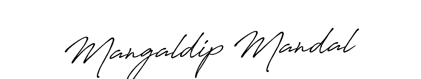 Also You can easily find your signature by using the search form. We will create Mangaldip Mandal name handwritten signature images for you free of cost using Antro_Vectra_Bolder sign style. Mangaldip Mandal signature style 7 images and pictures png