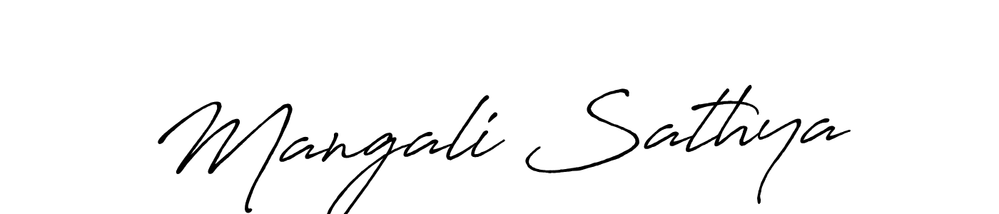 Make a beautiful signature design for name Mangali Sathya. Use this online signature maker to create a handwritten signature for free. Mangali Sathya signature style 7 images and pictures png