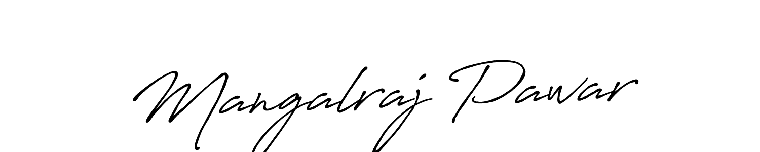 Use a signature maker to create a handwritten signature online. With this signature software, you can design (Antro_Vectra_Bolder) your own signature for name Mangalraj Pawar. Mangalraj Pawar signature style 7 images and pictures png