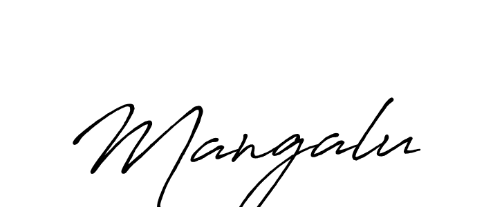 It looks lik you need a new signature style for name Mangalu. Design unique handwritten (Antro_Vectra_Bolder) signature with our free signature maker in just a few clicks. Mangalu signature style 7 images and pictures png