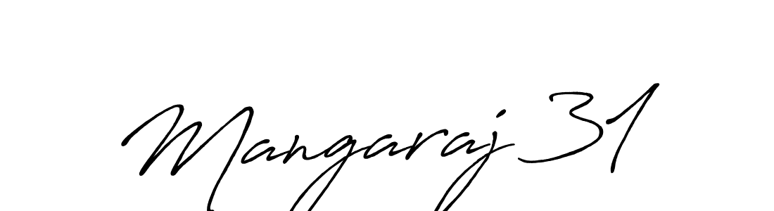 Make a beautiful signature design for name Mangaraj 31. With this signature (Antro_Vectra_Bolder) style, you can create a handwritten signature for free. Mangaraj 31 signature style 7 images and pictures png