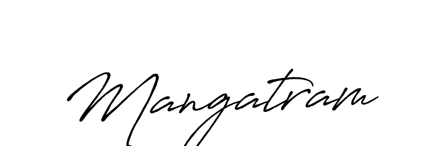 The best way (Antro_Vectra_Bolder) to make a short signature is to pick only two or three words in your name. The name Mangatram include a total of six letters. For converting this name. Mangatram signature style 7 images and pictures png