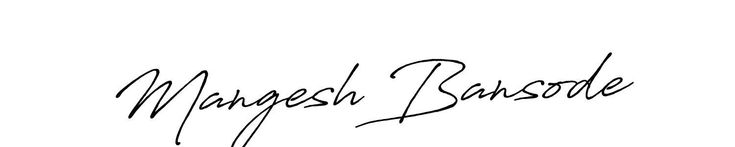 It looks lik you need a new signature style for name Mangesh Bansode. Design unique handwritten (Antro_Vectra_Bolder) signature with our free signature maker in just a few clicks. Mangesh Bansode signature style 7 images and pictures png