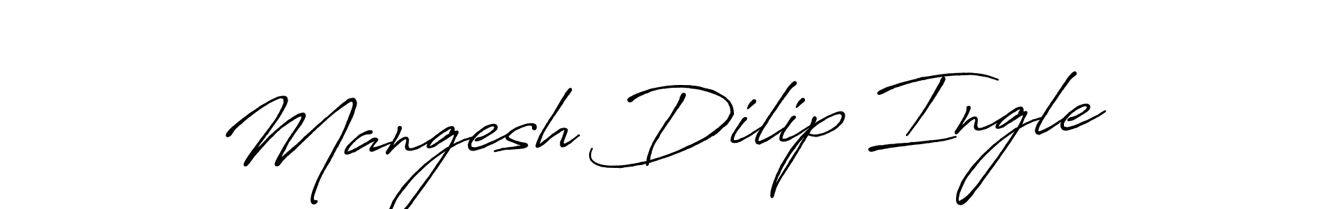 How to make Mangesh Dilip Ingle signature? Antro_Vectra_Bolder is a professional autograph style. Create handwritten signature for Mangesh Dilip Ingle name. Mangesh Dilip Ingle signature style 7 images and pictures png