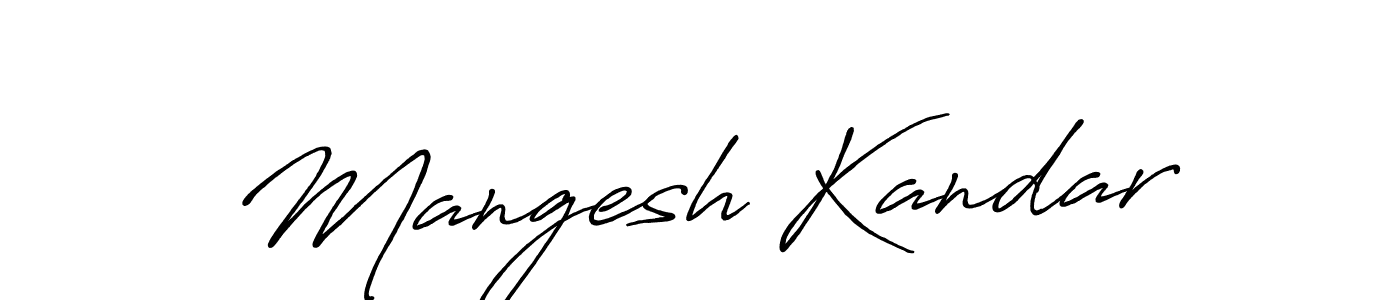 if you are searching for the best signature style for your name Mangesh Kandar. so please give up your signature search. here we have designed multiple signature styles  using Antro_Vectra_Bolder. Mangesh Kandar signature style 7 images and pictures png