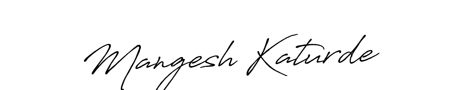 Use a signature maker to create a handwritten signature online. With this signature software, you can design (Antro_Vectra_Bolder) your own signature for name Mangesh Katurde. Mangesh Katurde signature style 7 images and pictures png