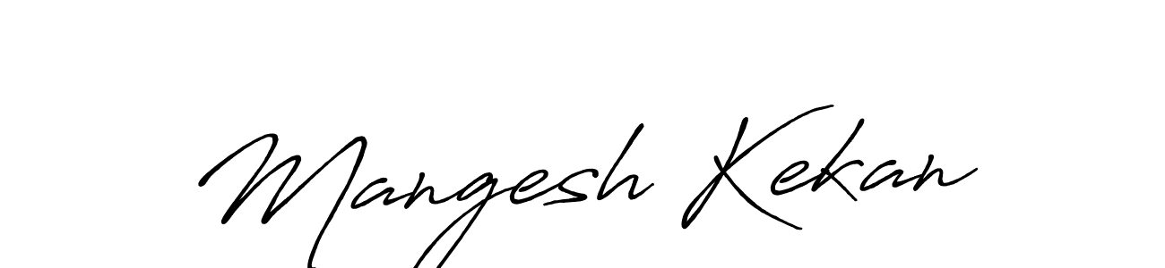 Also we have Mangesh Kekan name is the best signature style. Create professional handwritten signature collection using Antro_Vectra_Bolder autograph style. Mangesh Kekan signature style 7 images and pictures png