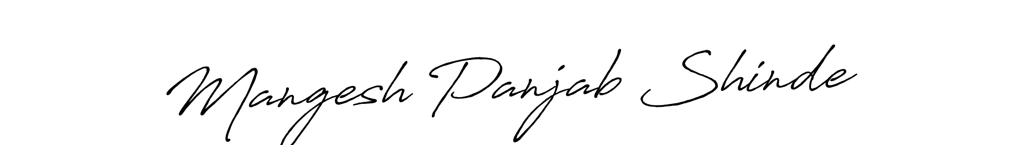 Mangesh Panjab Shinde stylish signature style. Best Handwritten Sign (Antro_Vectra_Bolder) for my name. Handwritten Signature Collection Ideas for my name Mangesh Panjab Shinde. Mangesh Panjab Shinde signature style 7 images and pictures png