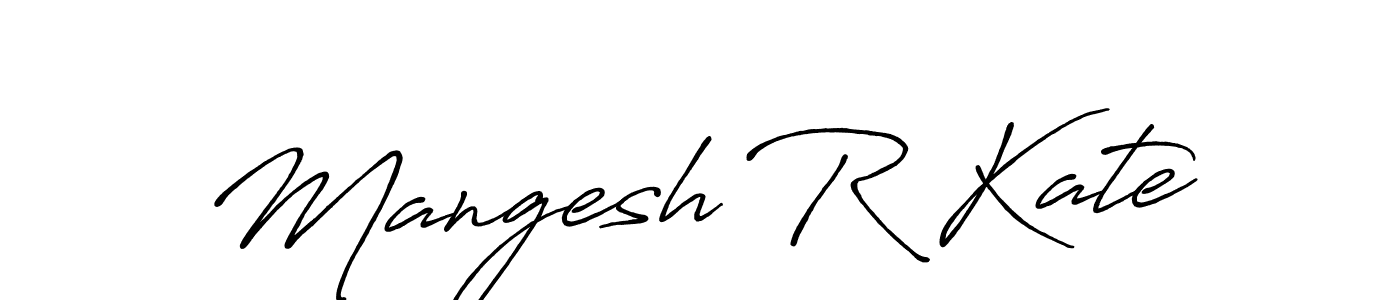 You should practise on your own different ways (Antro_Vectra_Bolder) to write your name (Mangesh R Kate) in signature. don't let someone else do it for you. Mangesh R Kate signature style 7 images and pictures png