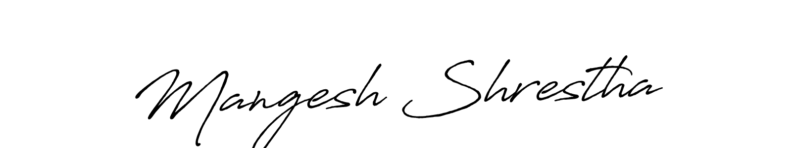 Once you've used our free online signature maker to create your best signature Antro_Vectra_Bolder style, it's time to enjoy all of the benefits that Mangesh Shrestha name signing documents. Mangesh Shrestha signature style 7 images and pictures png