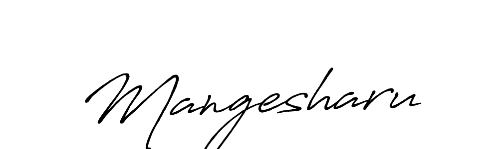 See photos of Mangesharu official signature by Spectra . Check more albums & portfolios. Read reviews & check more about Antro_Vectra_Bolder font. Mangesharu signature style 7 images and pictures png