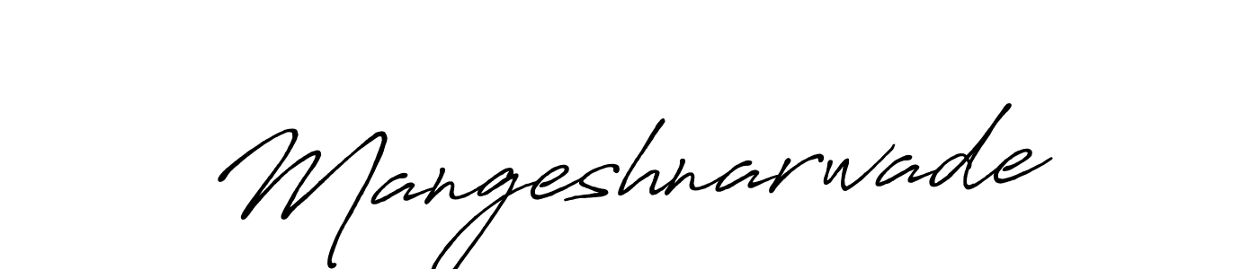 How to make Mangeshnarwade signature? Antro_Vectra_Bolder is a professional autograph style. Create handwritten signature for Mangeshnarwade name. Mangeshnarwade signature style 7 images and pictures png