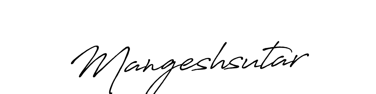 How to Draw Mangeshsutar signature style? Antro_Vectra_Bolder is a latest design signature styles for name Mangeshsutar. Mangeshsutar signature style 7 images and pictures png