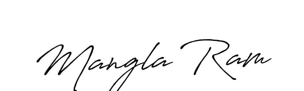 Mangla Ram stylish signature style. Best Handwritten Sign (Antro_Vectra_Bolder) for my name. Handwritten Signature Collection Ideas for my name Mangla Ram. Mangla Ram signature style 7 images and pictures png