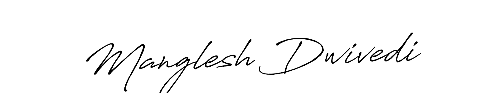 Use a signature maker to create a handwritten signature online. With this signature software, you can design (Antro_Vectra_Bolder) your own signature for name Manglesh Dwivedi. Manglesh Dwivedi signature style 7 images and pictures png