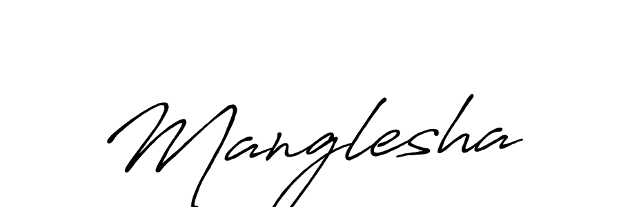 Create a beautiful signature design for name Manglesha. With this signature (Antro_Vectra_Bolder) fonts, you can make a handwritten signature for free. Manglesha signature style 7 images and pictures png