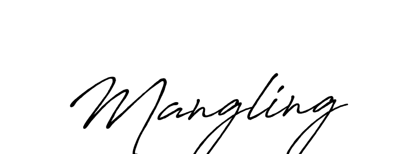 Mangling stylish signature style. Best Handwritten Sign (Antro_Vectra_Bolder) for my name. Handwritten Signature Collection Ideas for my name Mangling. Mangling signature style 7 images and pictures png