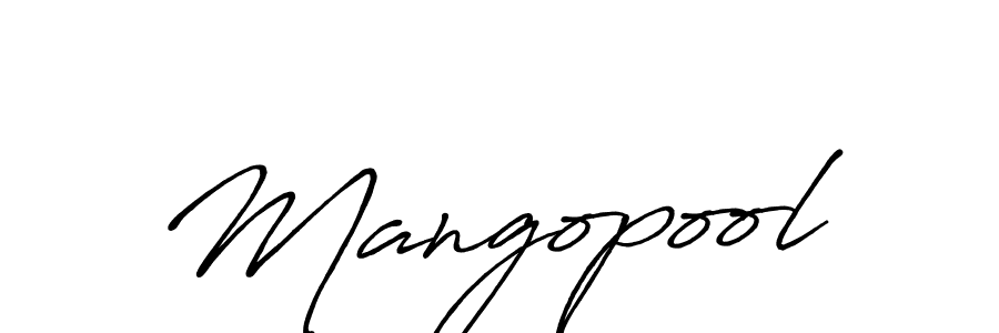 You should practise on your own different ways (Antro_Vectra_Bolder) to write your name (Mangopool) in signature. don't let someone else do it for you. Mangopool signature style 7 images and pictures png