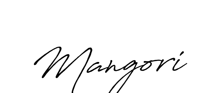 Make a beautiful signature design for name Mangori. With this signature (Antro_Vectra_Bolder) style, you can create a handwritten signature for free. Mangori signature style 7 images and pictures png