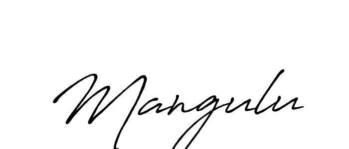 Also we have Mangulu name is the best signature style. Create professional handwritten signature collection using Antro_Vectra_Bolder autograph style. Mangulu signature style 7 images and pictures png