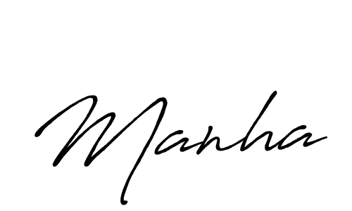 Manha stylish signature style. Best Handwritten Sign (Antro_Vectra_Bolder) for my name. Handwritten Signature Collection Ideas for my name Manha. Manha signature style 7 images and pictures png