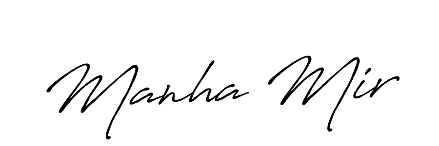 Antro_Vectra_Bolder is a professional signature style that is perfect for those who want to add a touch of class to their signature. It is also a great choice for those who want to make their signature more unique. Get Manha Mir name to fancy signature for free. Manha Mir signature style 7 images and pictures png