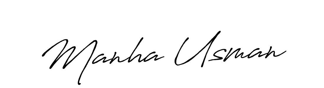 This is the best signature style for the Manha Usman name. Also you like these signature font (Antro_Vectra_Bolder). Mix name signature. Manha Usman signature style 7 images and pictures png