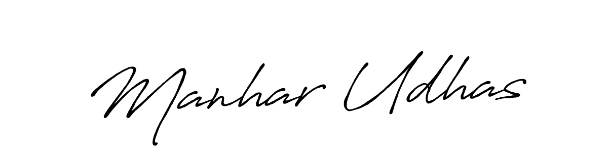 Once you've used our free online signature maker to create your best signature Antro_Vectra_Bolder style, it's time to enjoy all of the benefits that Manhar Udhas name signing documents. Manhar Udhas signature style 7 images and pictures png
