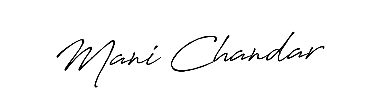 It looks lik you need a new signature style for name Mani Chandar. Design unique handwritten (Antro_Vectra_Bolder) signature with our free signature maker in just a few clicks. Mani Chandar signature style 7 images and pictures png