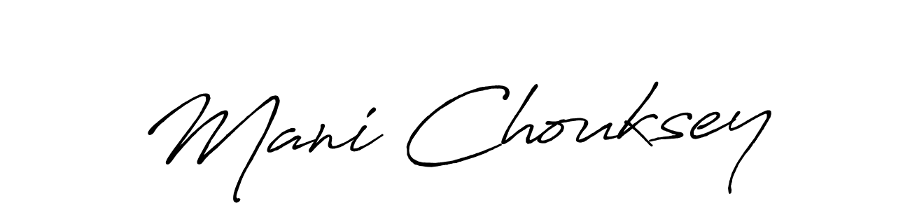 Make a beautiful signature design for name Mani Chouksey. Use this online signature maker to create a handwritten signature for free. Mani Chouksey signature style 7 images and pictures png