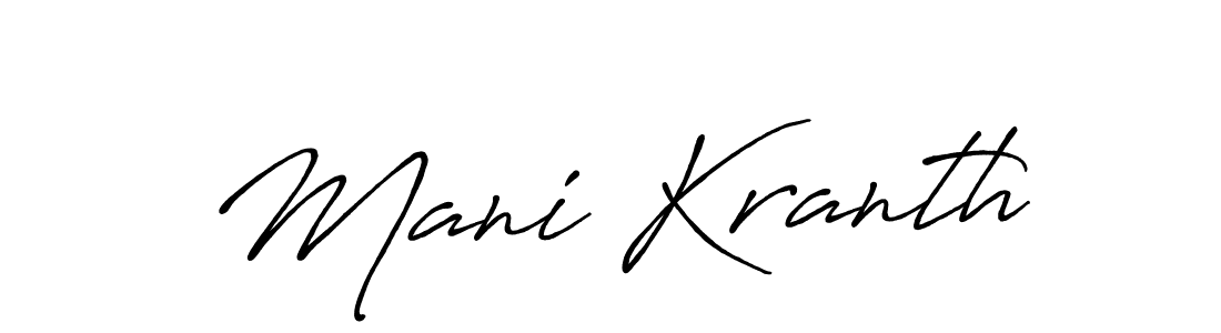 The best way (Antro_Vectra_Bolder) to make a short signature is to pick only two or three words in your name. The name Mani Kranth include a total of six letters. For converting this name. Mani Kranth signature style 7 images and pictures png