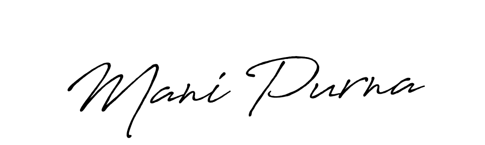 Similarly Antro_Vectra_Bolder is the best handwritten signature design. Signature creator online .You can use it as an online autograph creator for name Mani Purna. Mani Purna signature style 7 images and pictures png