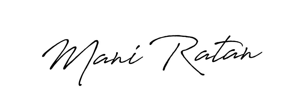 Design your own signature with our free online signature maker. With this signature software, you can create a handwritten (Antro_Vectra_Bolder) signature for name Mani Ratan. Mani Ratan signature style 7 images and pictures png