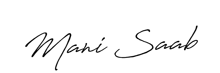 You can use this online signature creator to create a handwritten signature for the name Mani Saab. This is the best online autograph maker. Mani Saab signature style 7 images and pictures png