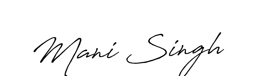 Antro_Vectra_Bolder is a professional signature style that is perfect for those who want to add a touch of class to their signature. It is also a great choice for those who want to make their signature more unique. Get Mani Singh name to fancy signature for free. Mani Singh signature style 7 images and pictures png