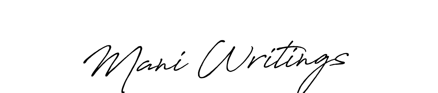 Make a beautiful signature design for name Mani Writings . Use this online signature maker to create a handwritten signature for free. Mani Writings  signature style 7 images and pictures png