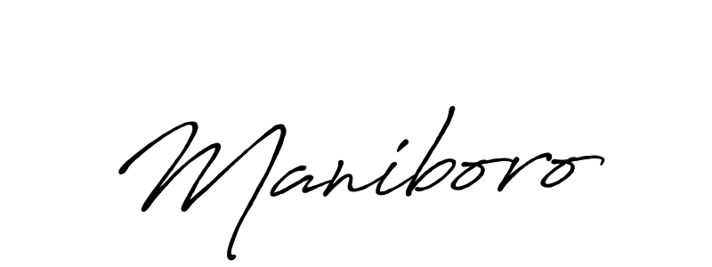 You should practise on your own different ways (Antro_Vectra_Bolder) to write your name (Maniboro) in signature. don't let someone else do it for you. Maniboro signature style 7 images and pictures png