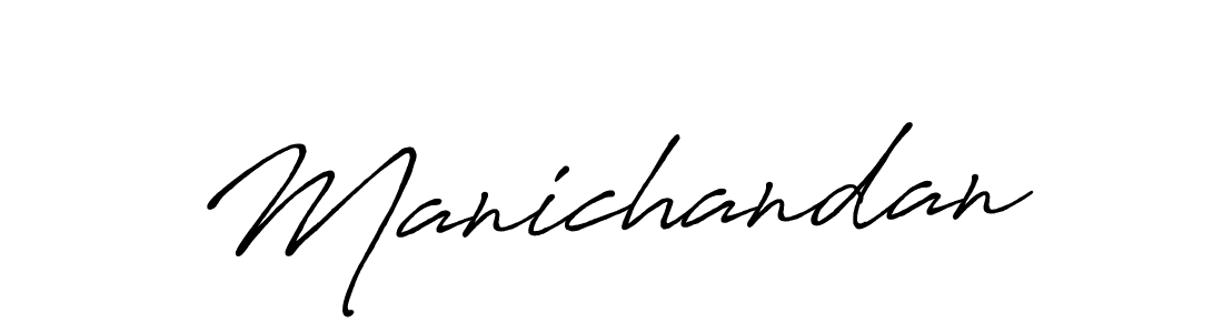 Design your own signature with our free online signature maker. With this signature software, you can create a handwritten (Antro_Vectra_Bolder) signature for name Manichandan. Manichandan signature style 7 images and pictures png