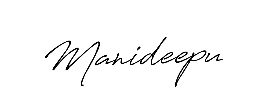 Once you've used our free online signature maker to create your best signature Antro_Vectra_Bolder style, it's time to enjoy all of the benefits that Manideepu name signing documents. Manideepu signature style 7 images and pictures png